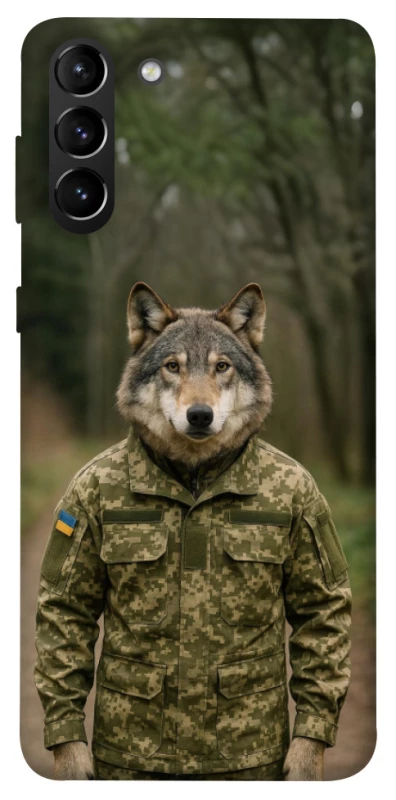 Чохол на Samsung Galaxy S21+ Вовк захисник фото 1 з 1