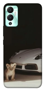 Чехол на Infinix Hot 12 Play Porsche white фото 1 из 1