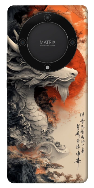 Чохол на Huawei Magic5 Lite white dragon фото 1 з 1