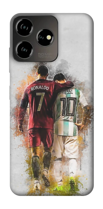 Чохол на ZTE Blade V50 Design 4G Ronaldo та Messi фото 1 з 1