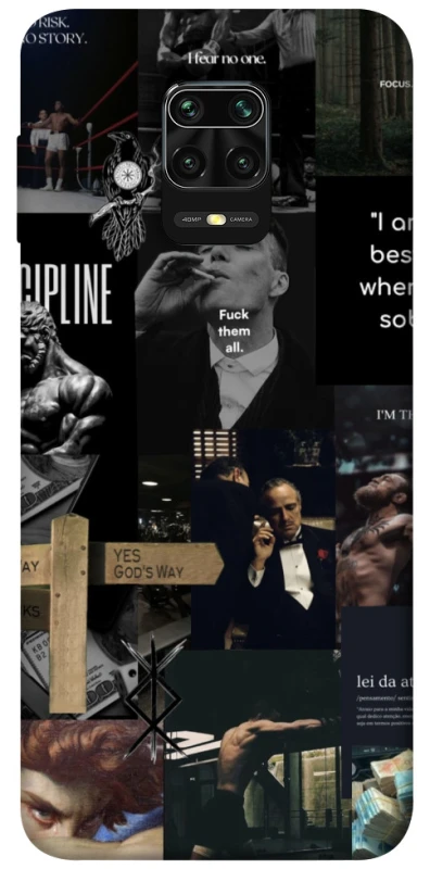 Чохол на Xiaomi Redmi Note 9s / Note 9 Pro / Note 9 Pro Max Men's style v2 фото 1 з 1