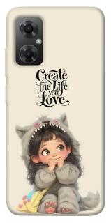 Чохол на Xiaomi Redmi Note 11R Create the life you love фото 1 з 1