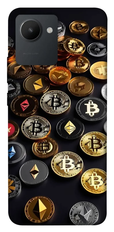 Чохол на Realme C30 Many coins фото 1 з 1