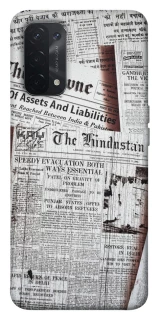 Чехол на Oppo A54 5G / A74 5G Газеты фото 1 из 1