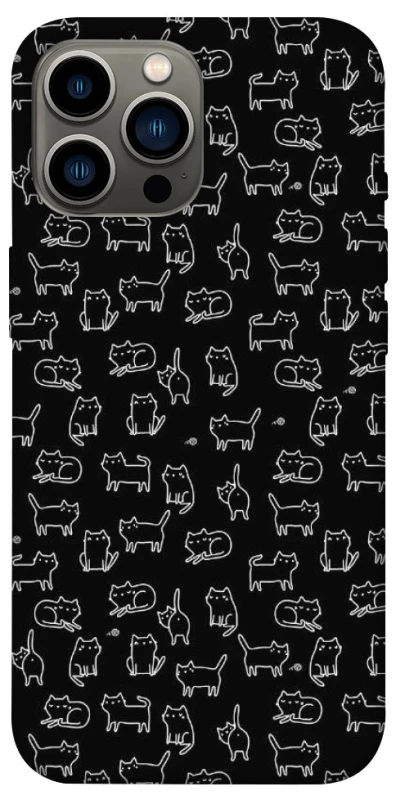 Чохол на Apple iPhone 12 Pro Max (6.7") Black Cats фото 1 з 1