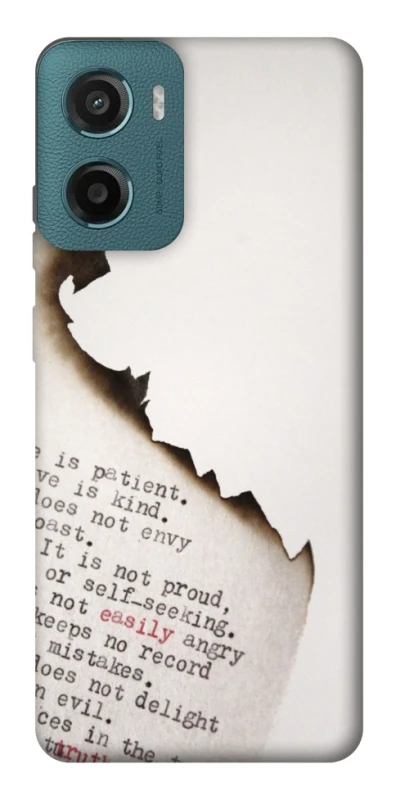 Чохол на Motorola Moto G06 Вірші фото 1 з 1