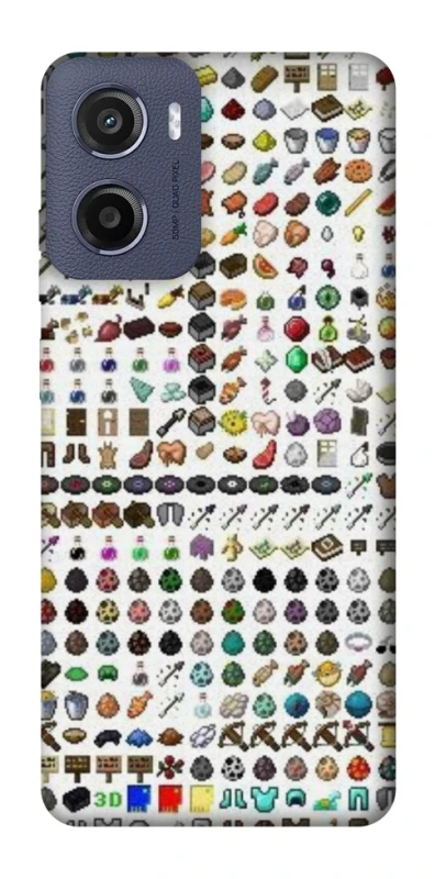 Чохол на Motorola Moto E15 Minecraft v2 фото 1 з 1