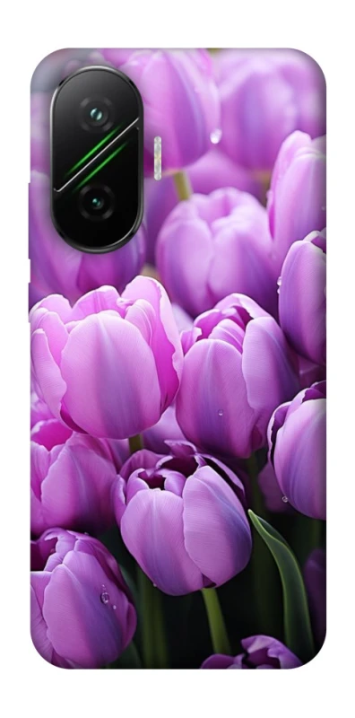 Чохол на Xiaomi Poco F7 Фіолетові тюльпани фото 1 з 1