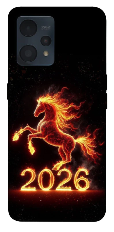 Чохол на Realme 9 4G / 9 Pro+ Red Fire Horse ver.1 фото 1 з 1