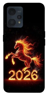 Чехол на Realme 9 4G / 9 Pro+ Red Fire Horse ver.1 фото 1 из 1