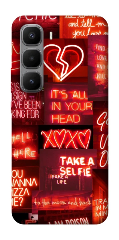 Чохол на Infinix Hot 60 Pro+ Love collage ver.7 фото 1 з 1