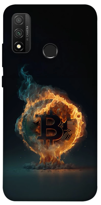 Чохол на Huawei P Smart (2020) Fire Bitcoin фото 1 з 1