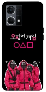 Чохол на Oppo Reno 7 4G squid game v5 фото 1 з 1