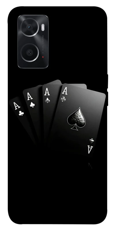 Чохол на Oppo A76 4G Black Cards фото 1 з 1