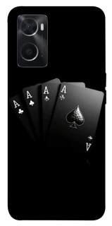 Чохол на Oppo A76 4G Black Cards фото 1 з 1