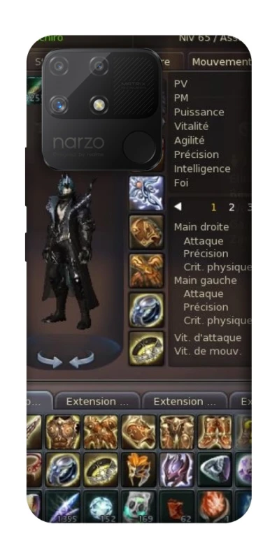 Чохол на Realme Narzo 50A Character Menu ver.1 фото 1 з 1