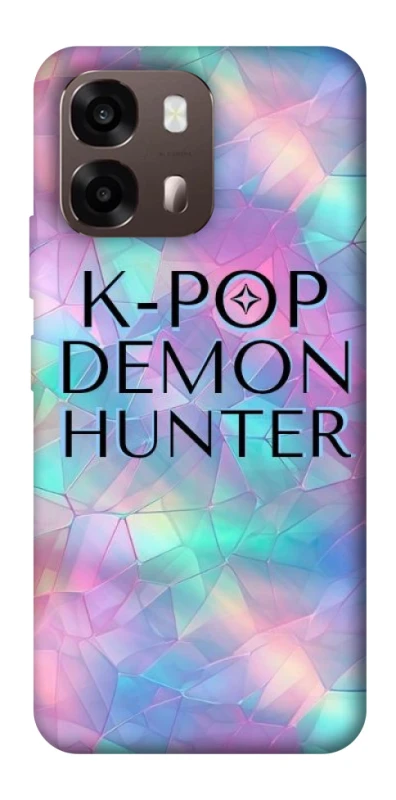 Чехол на Oppo A6 K-Pop Demon Hunters Logo фото 2 из 2