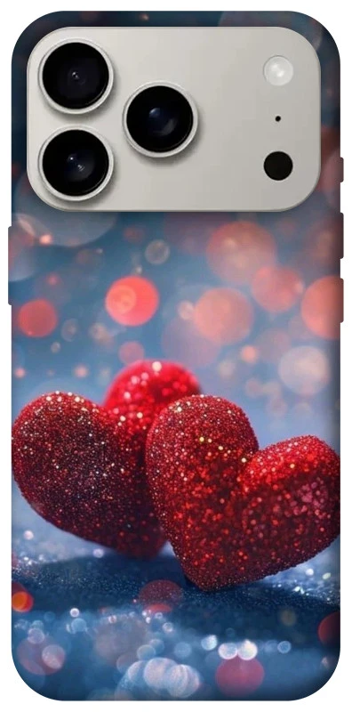 Чехол на Apple iPhone 17 Pro (6.3") Red hearts фото 1 из 1