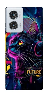 Чехол на Motorola Edge 50 Fusion Cyber Cat v2 фото 1 из 1