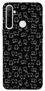 Чохол на Realme 6i Black Cats фото 1 з 1