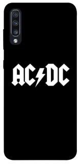 Чехол на Samsung Galaxy A70 (A705F) AC/DC logo фото 1 Чехол на Samsung Galaxy A70 (A705F) AC/DC logo фото 1 из 1