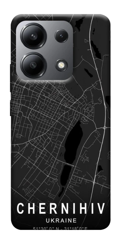 Чехол на Xiaomi Redmi Note 13 4G Chernihiv map фото 1 из 1