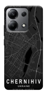 Чехол на Xiaomi Redmi Note 13 4G Chernihiv map фото 1 из 1