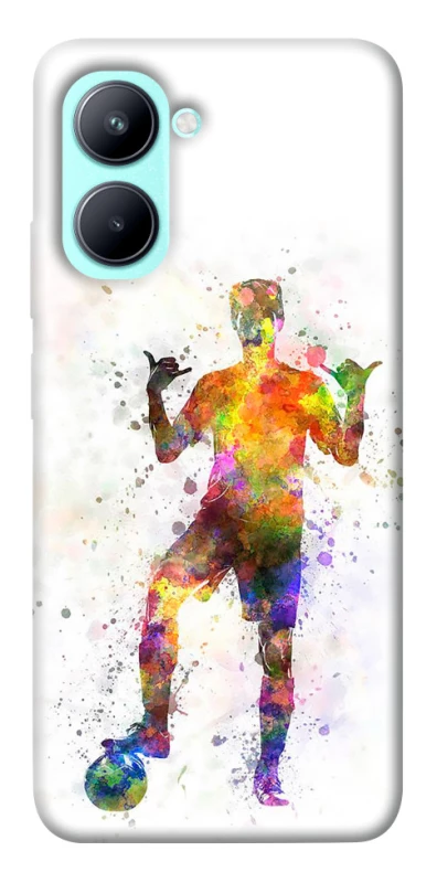 Чехол на Realme C33 Football Player v3 фото 1 из 1