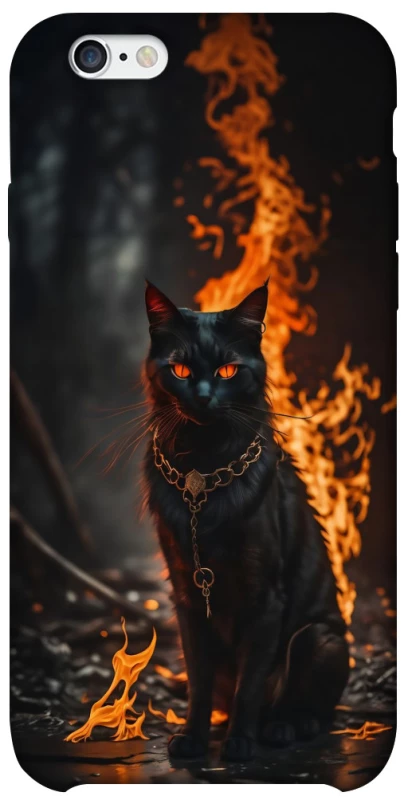 Чехол на Apple iPhone 6/6s (4.7") Огненный кот фото 1 из 1