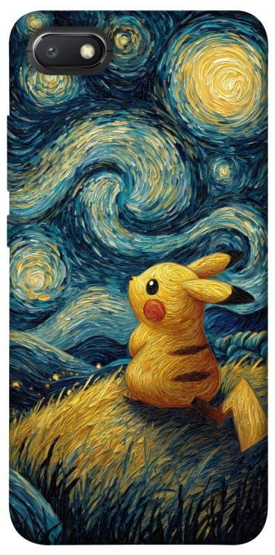 Чохол на Xiaomi Redmi 6A Pikachu and Van Gogh фото 1 з 1