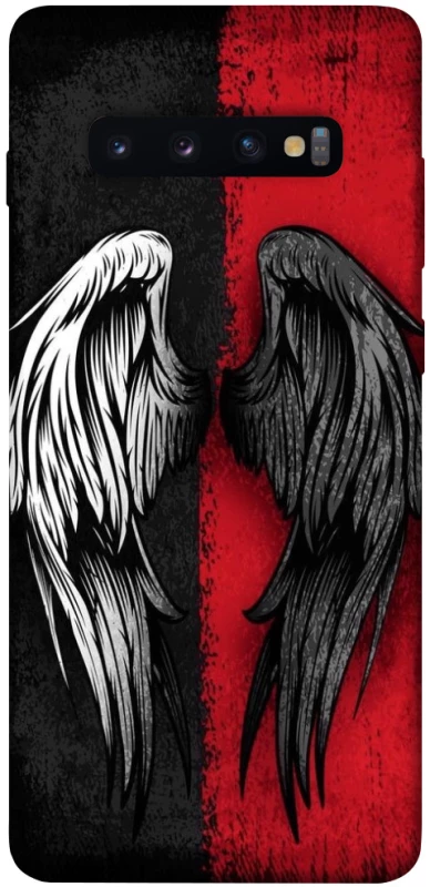 Чехол на Samsung Galaxy S10+ Angel and Devil фото 1 из 1