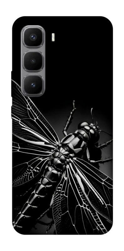 Чохол на Infinix Hot 60 Pro+ Black dragonfly фото 1 з 1