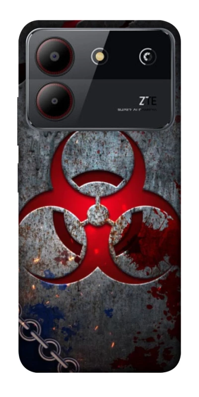 Чохол на ZTE Blade A54 4G Радіація v3 фото 1 з 1