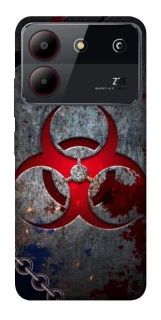 Чехол на ZTE Blade A54 4G Радиация v3 фото 1 из 1