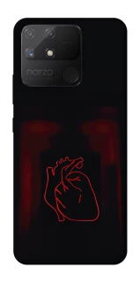 Чехол на Realme Narzo 50A Красное сердце фото 1 из 1