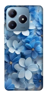 Чехол на Realme C63 Синие цветы фото 1 из 1