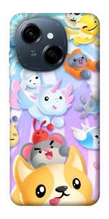 Чехол на TECNO Spark Go 1 Adopt Me Rainbow Pet Parade фото 1 из 1