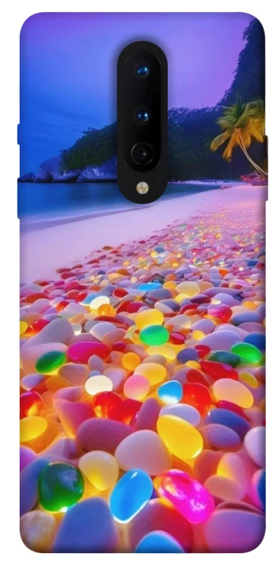 Чехол на OnePlus 8 Светящиеся камни на берегу фото 1 из 1