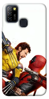 Чехол на Infinix Hot 10 Lite Deadpool and Wolverine фото 1 из 1