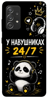Чехол на Samsung Galaxy A52 4G / A52 5G У навушниках 24/7 фото 1 из 1
