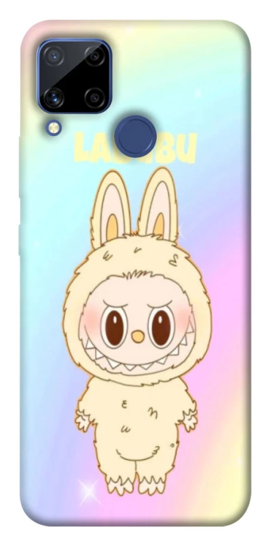 Чехол на Realme C15 Fluffy Rainbow Labubu фото 1 из 1