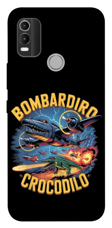 Чехол на Nokia C21 Plus Bombardino Crocodilo v2 фото 1 из 1