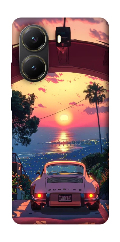 Чохол на Xiaomi Poco X7 Pro Porsche at sunset фото 1 з 1