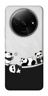 Чохол на Xiaomi Redmi A3 Four pandas фото 1 з 1