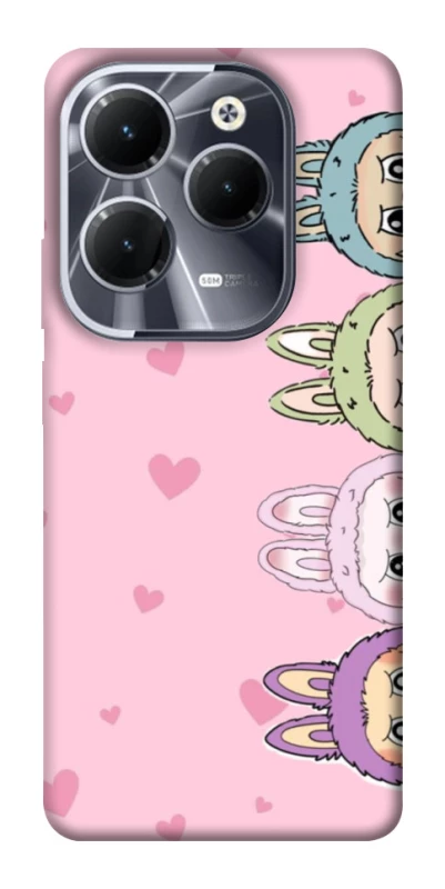 Чохол на Infinix Hot 40 All Labubu 4 фото 1 з 1