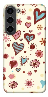 Чехол на Samsung Galaxy S23 Pretty hearts фото 1 из 1