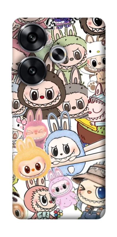 Чохол на Xiaomi Poco F6 All Labubus фото 1 з 1
