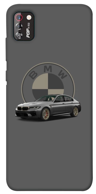 Чохол на TECNO POP 4 Pro BMW grey v2 фото 1 з 1