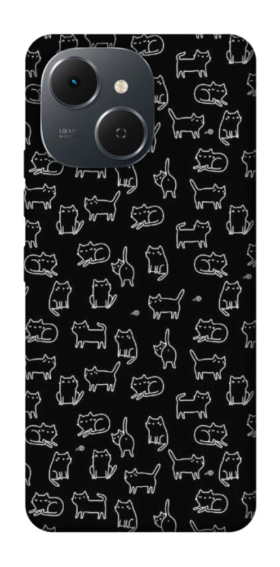 Чехол на TECNO Spark 40C Black Cats фото 1 из 1