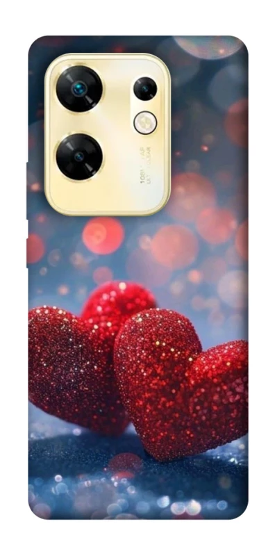 Чехол на Infinix Zero 30 4G Red hearts фото 1 из 1